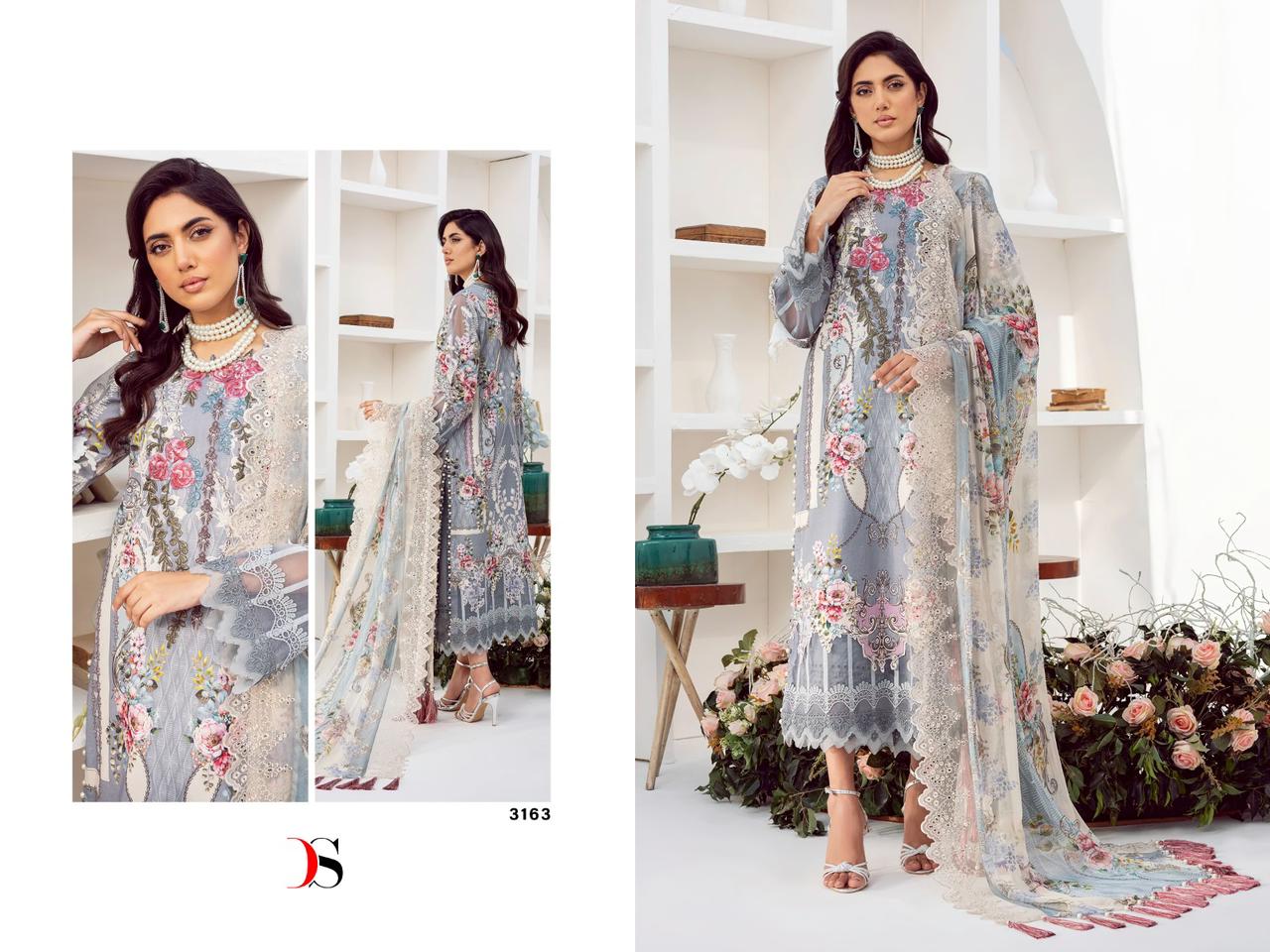 Jade Needle Wonder Remix By Deepsy Pakistani Suits Catalog
